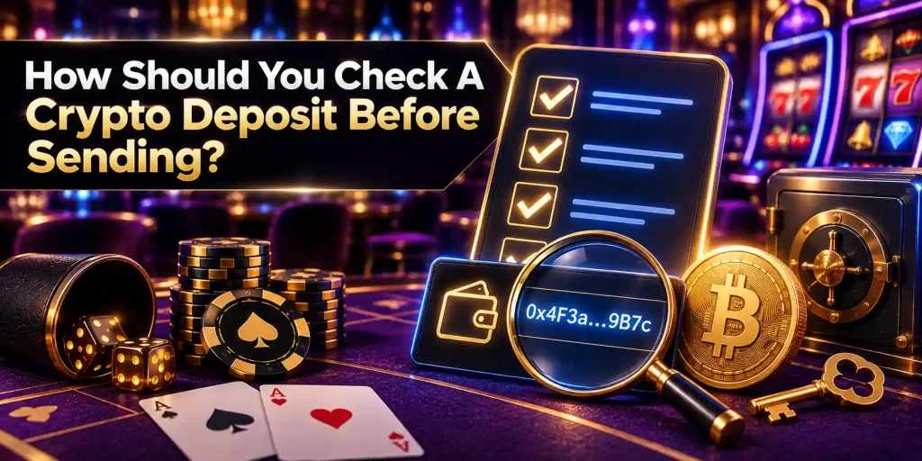 How Should You Check A Crypto Deposit Before Sending