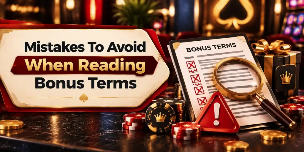 Mistakes To Avoid When Reading Bonus Terms